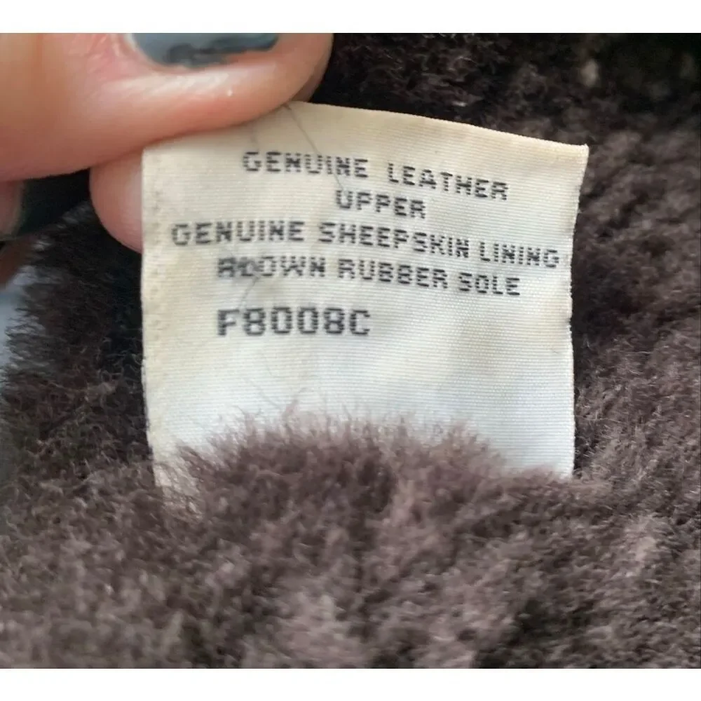 UGG Classic Tall brown Suede Shearling Sheepskin Boots womens 5